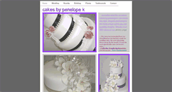 Desktop Screenshot of cakesbypenelopek.com.au