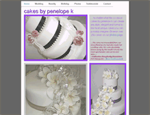 Tablet Screenshot of cakesbypenelopek.com.au